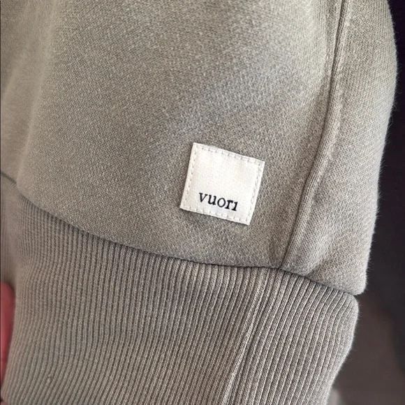 Vuori Restore Half Zip Hoodie Size Large - Picture 2 of 4